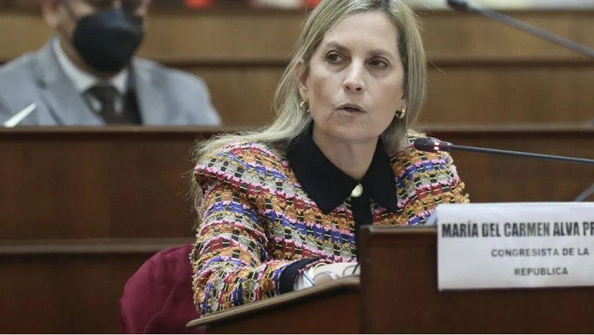  María del Carmen Alva: «Yonhy Lescano quería cogobernar con Pedro Castillo»