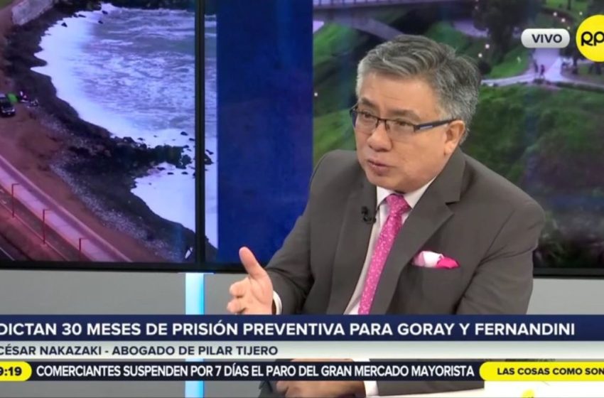  César Nakazaki sobre prisión preventiva para Mauricio Fernandini y Sada Goray: «La Fiscalía presentó un caso muy sólido»