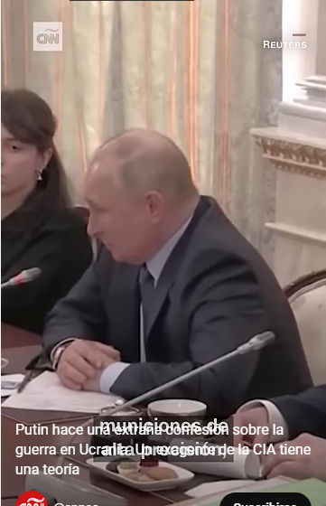  Putin hace una extraña confesión sobre la guerra en Ucrania. Un exagente de la CIA tiene una teoría
