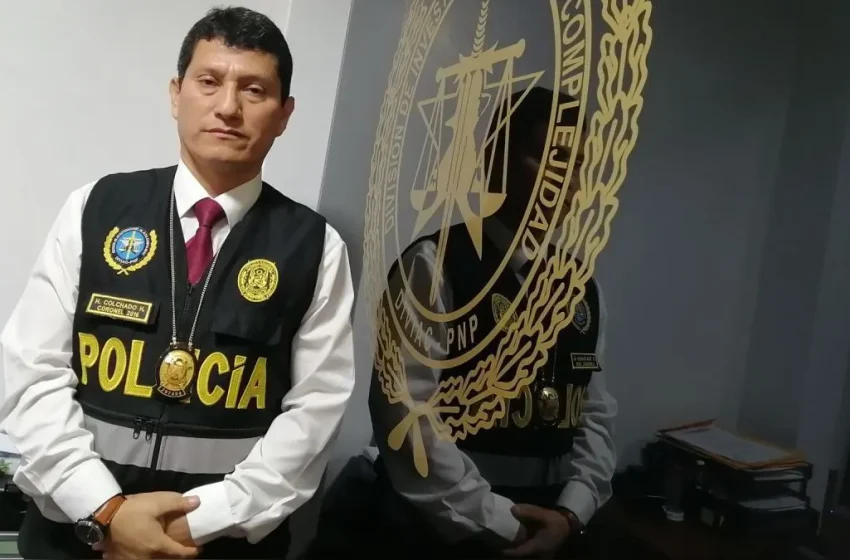  Coronel Harvey Colchado volvió a ser designado jefe de la División de Investigación de Delitos de Alta Complejidad de la PNP