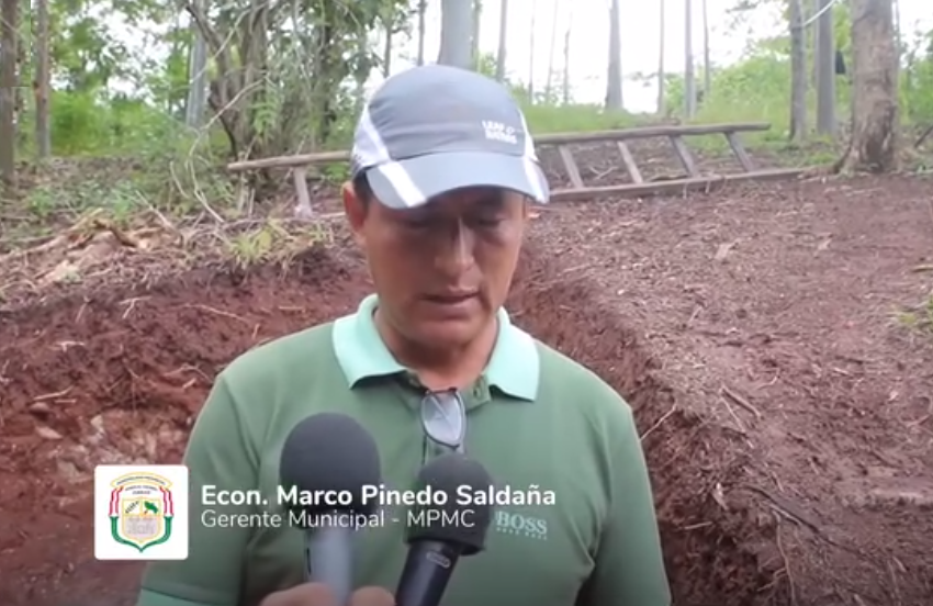  Gerente Municipal de la Municipalidad Provincial de Mariscal Cáceres – Juanjuí, visitó la Institución Educativa CRFA Cayena, donde se implementará Módulos de Servicios Higiénicos