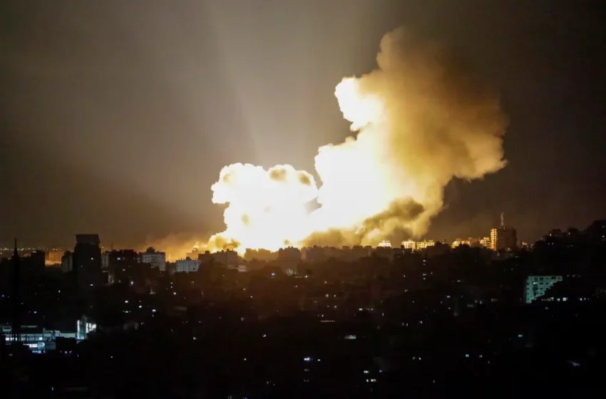  Israel realiza de madrugada casi un centenar de ataques aéreos contra Hamás en Gaza
