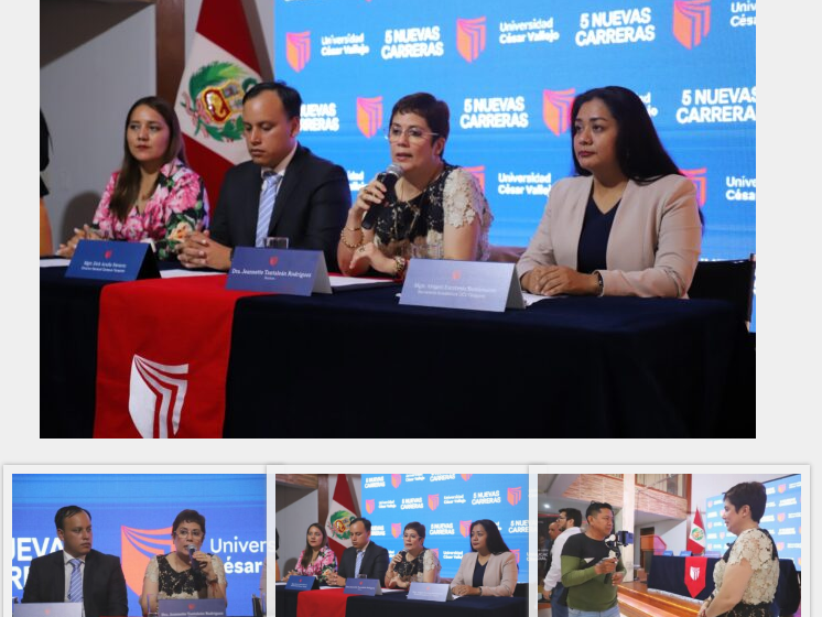  Presentación oficial de cinco carreras nuevas en UCV Tarapoto