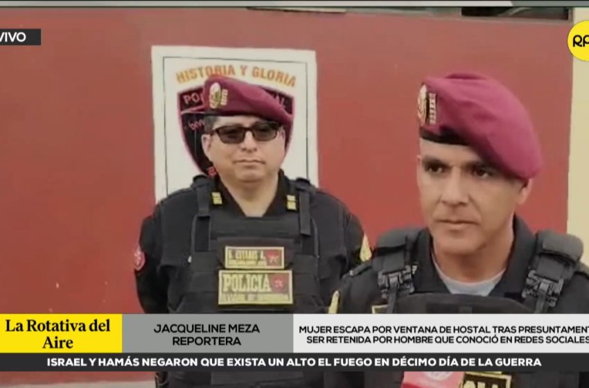  SJL: mujer escapó por la ventana de hostal tras ser retenida por un hombre que intentó agredirla