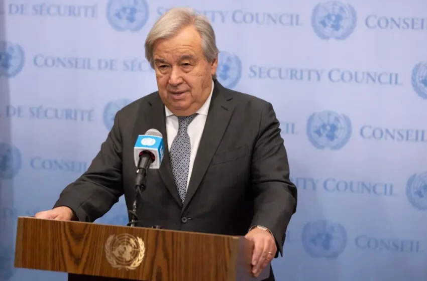  Guterres vuelve a pedir “en nombre de la humanidad” un alto el fuego inmediato en Gaza