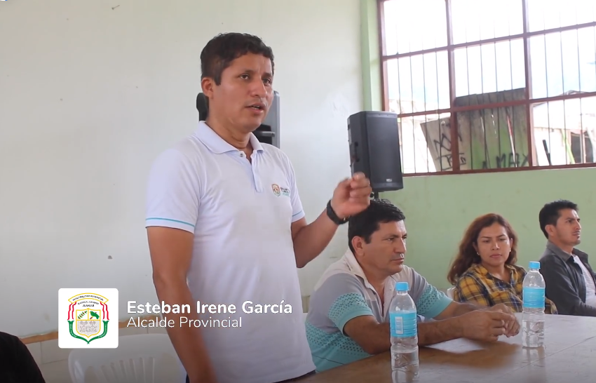 Alcalde Provincial de Mariscal Cáceres – Juanjui visitó el C.P. de Sión y anunció importantes proyectos.