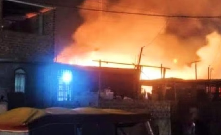  Piura: conexión clandestina de electricidad causó incendio en vivienda de Tambogrande
