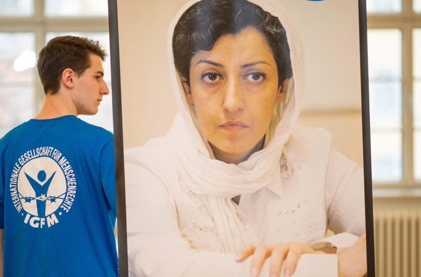  La premio Nobel de la Paz iraní Narges Mohammadi comienza una huelga de hambre en prisión