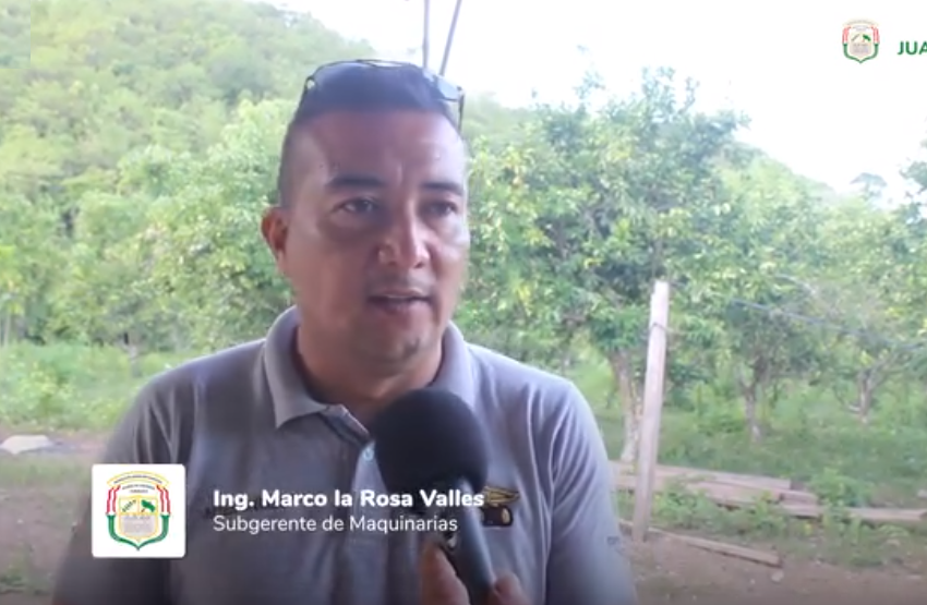  Maquinaria de la MPMC – JUANJUI Intervendrá en mantenimiento de la Vía de penetración en el sector de San Juan de Lagunas