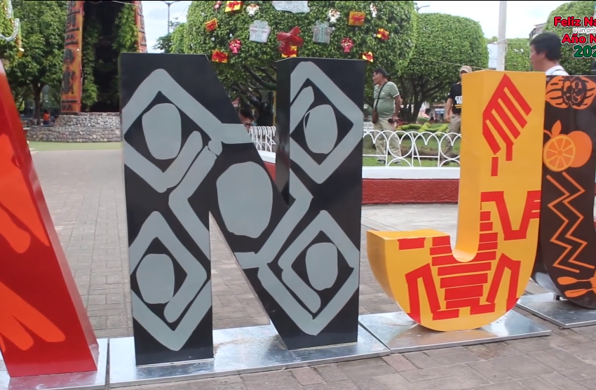  Letras de Juanjuí son instaladas en la Plaza de Armas con el propósito de difundir nuestros recursos turísticos