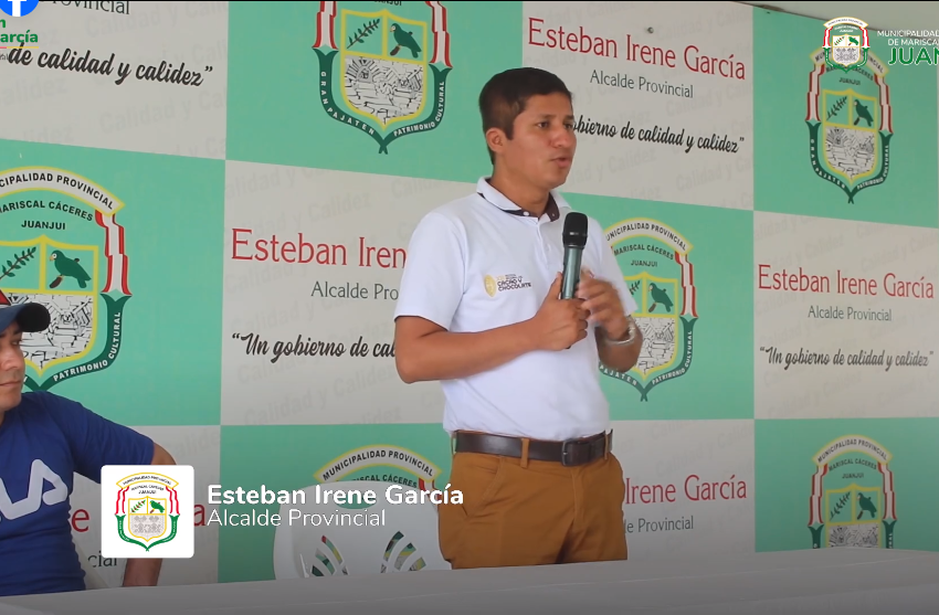  Alcalde Provincial de la MPMC – JUANJUI se reunió con las alumnas  del 2do Ciclo «B» Especialidad Inicial del Pedagógico Gran Pajatén de Juanjuí