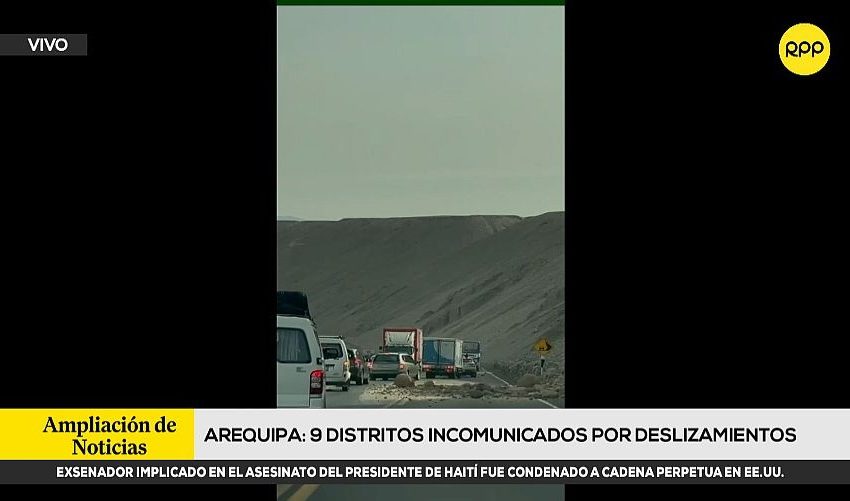  Fuerte sismo en Arequipa: nueve distritos de la provincia de Castilla están incomunicados tras deslizamientos