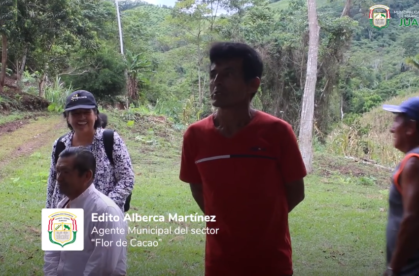  Autoridad Provincial de Mariscal Cáceres – Juanjuí visitó la comunidad «Flor de Cacao» con el propósito de verificar in situ las condiciones de su vía de acceso