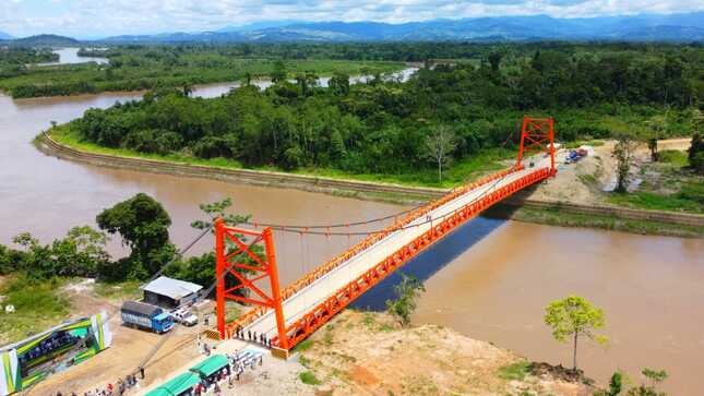  MTC: avanza la construcción del puente vehicular Tarata en San Martín