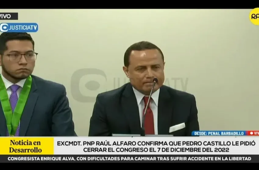  Excomandante general de la PNP ratificó que Pedro Castillo le ordenó cerrar el Congreso durante intento de golpe de Estado