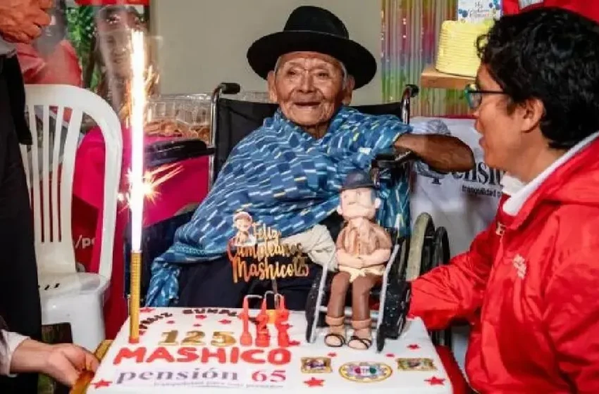  Pensión 65 celebró cumpleaños de ‘Mashico’, el peruano nacido hace 125 años, según registros oficiales