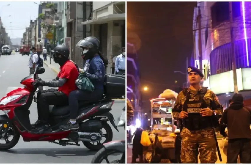  Gobierno prohíbe el tránsito de dos personas en motocicleta tras prorrogar estado de emergencia en Lima y Callao