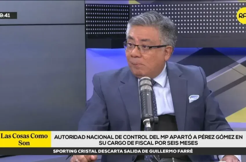  César Nakazaki sobre la suspensión al fiscal José Domingo Pérez: «En modo guerra no se va a hacer justicia»