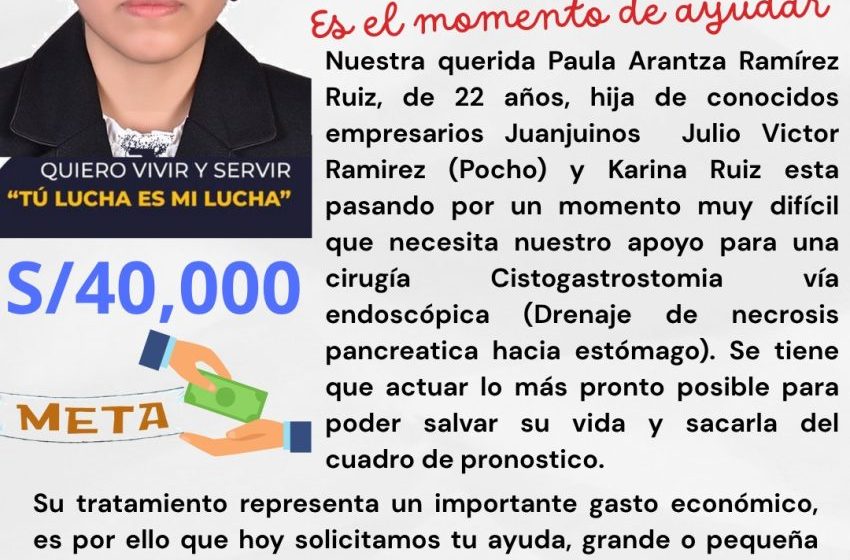  𝐆𝐑𝐀𝐍 𝐂𝐎𝐋𝐄𝐂𝐓𝐀 𝐒𝐎𝐋𝐈𝐃𝐀𝐑𝐈𝐀 A 𝐅𝐀𝐕𝐎𝐑 𝐃𝐄 𝐏𝐀𝐔𝐋𝐀 𝐀𝐑𝐀𝐍𝐙𝐀 𝐑𝐀𝐌𝐈𝐑𝐄𝐙 𝐑𝐔𝐈𝐙, ESTE SÁBADO 05 DE JULIO