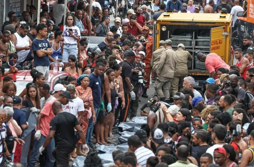  Suben a 132 los fallecidos en la operación policial más letal de la historia de Río de Janeiro, según Defensoría