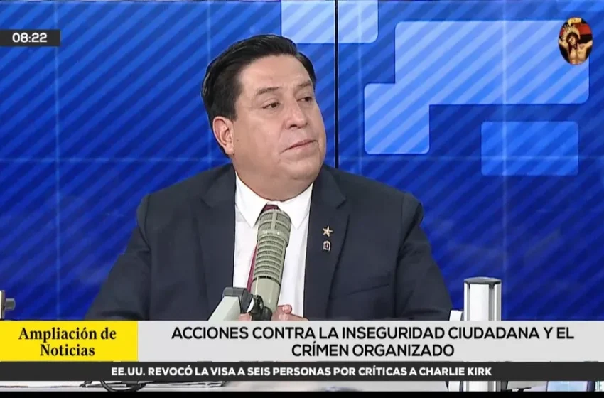  Nuevo ministro del Interior, Vicente Tiburcio, anuncia reforma en la Policía para remover a los malos elementos