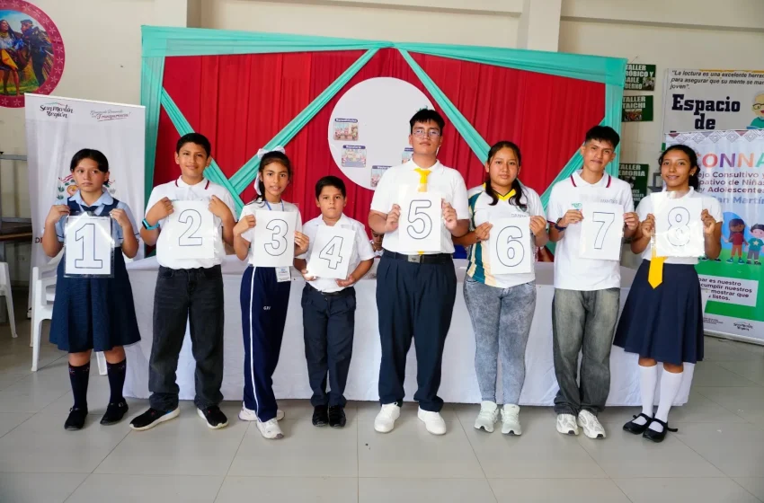  Goresam promueve liderazgo infantil y adolescente en encuentro y elección del CCONNA Regional