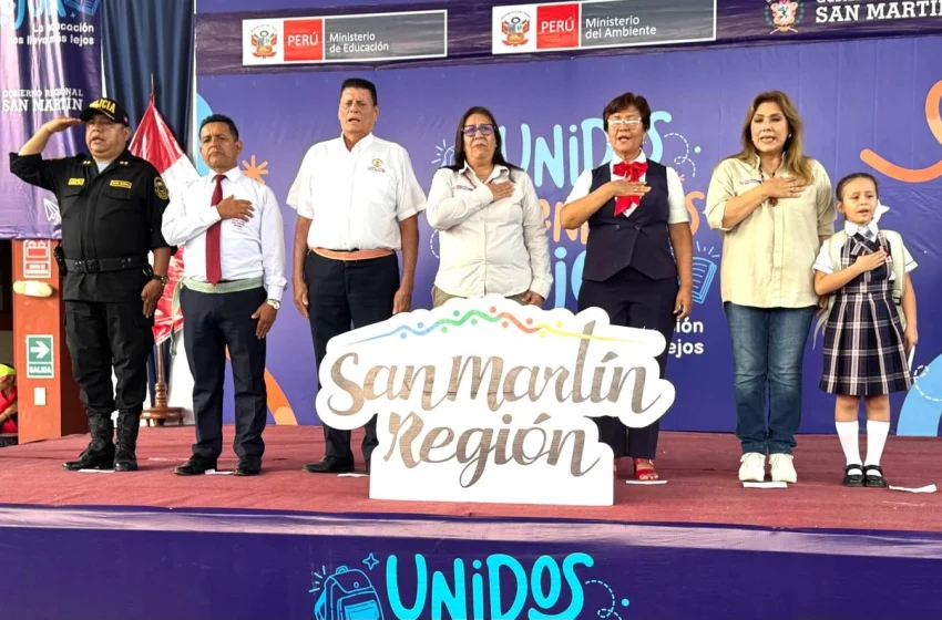  Goresam inaugura el Año Escolar 2026 en San Martín con más de 270 mil estudiantes