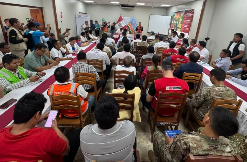  Gobierno Regional y Ministerio del Ambiente refuerzan respuesta ante emergencias por lluvias en San Martín