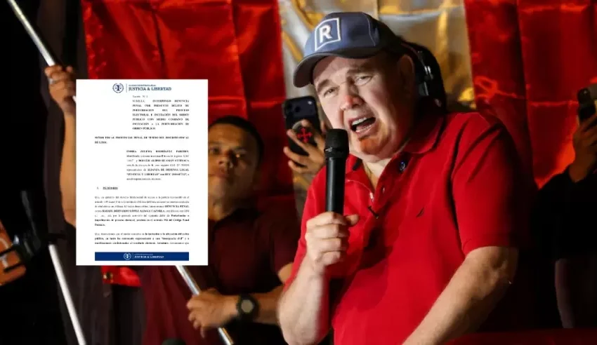  Rafael López Aliaga es denunciado penalmente por «insurgencia civil» y exigir nulidad de Elecciones 2026