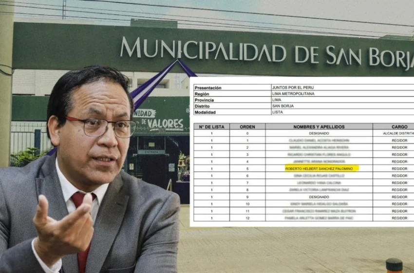  Roberto Sánchez aparece inscrito como precandidato a regidor de San Borja: JPP señala que fue un «error involuntario»