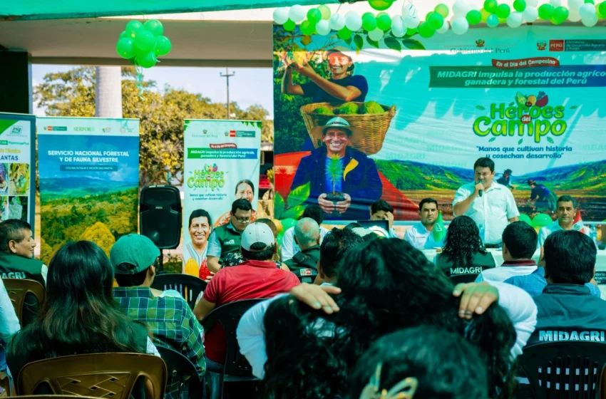  Homenaje a los “HÉROES DEL CAMPO” en la región San Martín