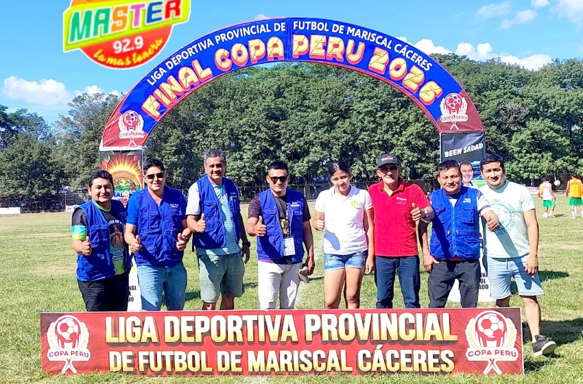  Radio Master 92.9 FM de Juanjuí y su brillante Equipo de Master Deportes, presente en la Copa Perú 2026