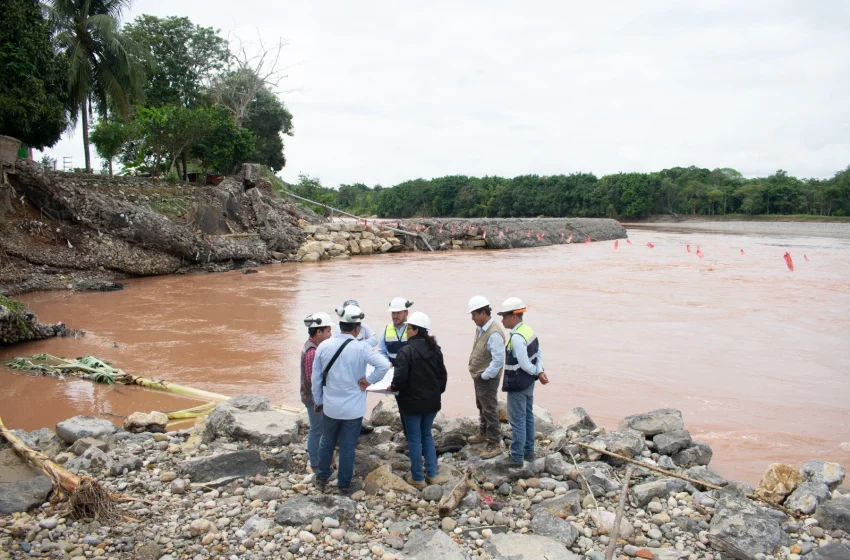 Goresam verifica 42 % de avance en obra que mejorará el sistema de agua potable de Juanjuí