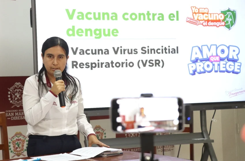  San Martín recibe 30 mil vacunas contra el dengue y prepara campaña de inmunización