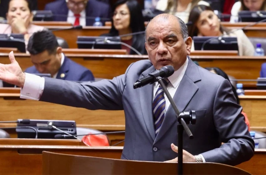  Ministro del Interior anunció estrategia de cinco ejes para enfrentar la delincuencia y fortalecer a la Policía Nacional