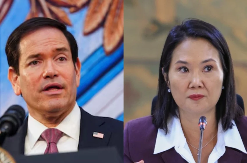  Marco Rubio en Perú: ¿Cuál será la agenda que sostendrá el secretario de Estado de EE UU con Keiko Fujimori?