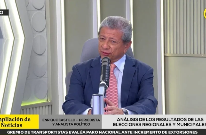  Enrique Castillo sobre falta de decisión del JNE en caso López Aliaga: «Esa cobardía le va a costar al Perú y a Lima un precedente nefasto»