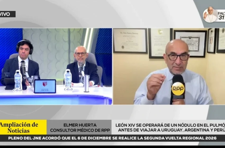  ¿Está en riesgo la salud del papa León XIV? Esto explica el doctor Elmer Huerta