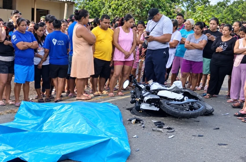  Joven futbolista muere en accidente de tránsito de la provincia de Bellavista